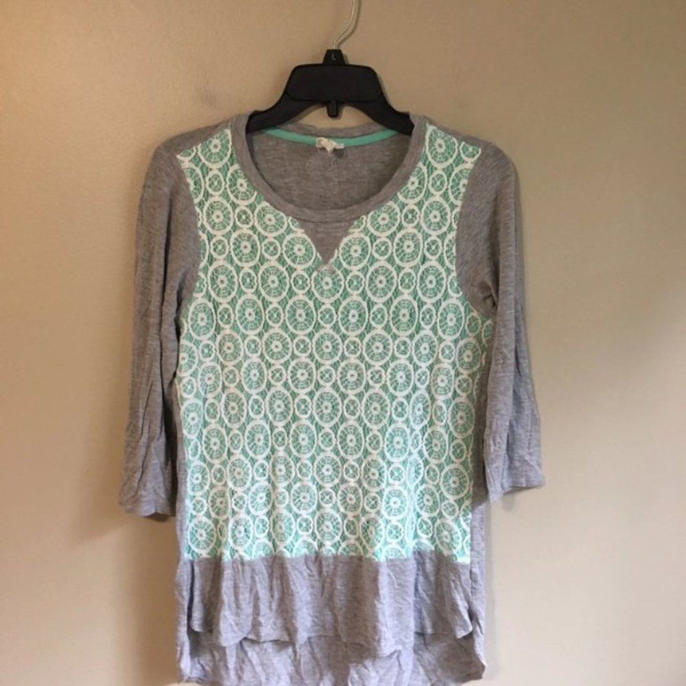 Weston wear‎ small grey and light blue top